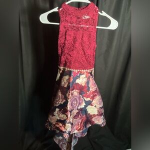 HiLow floral dress